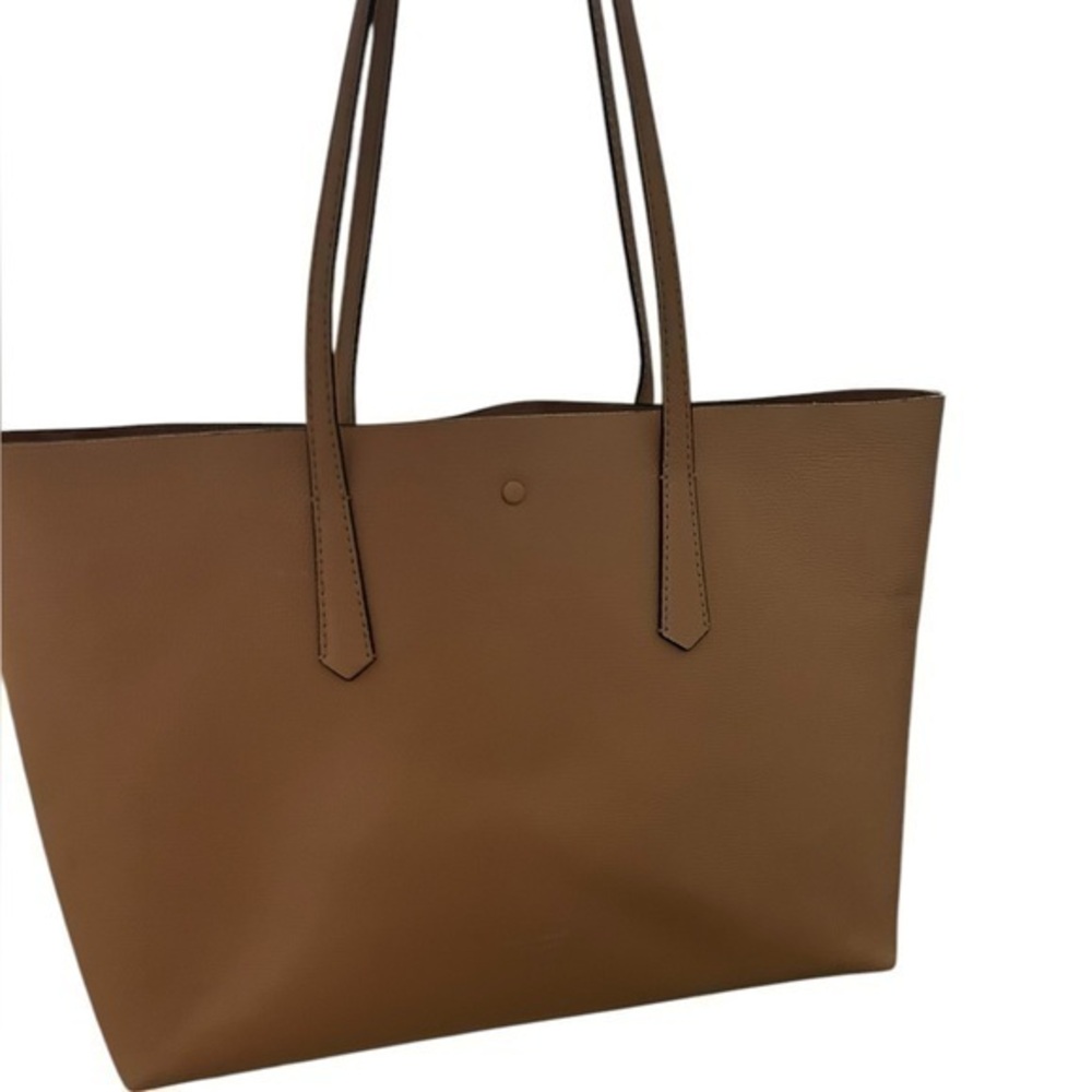 Kate Spate New York Leather Carryall Large Tote Bag